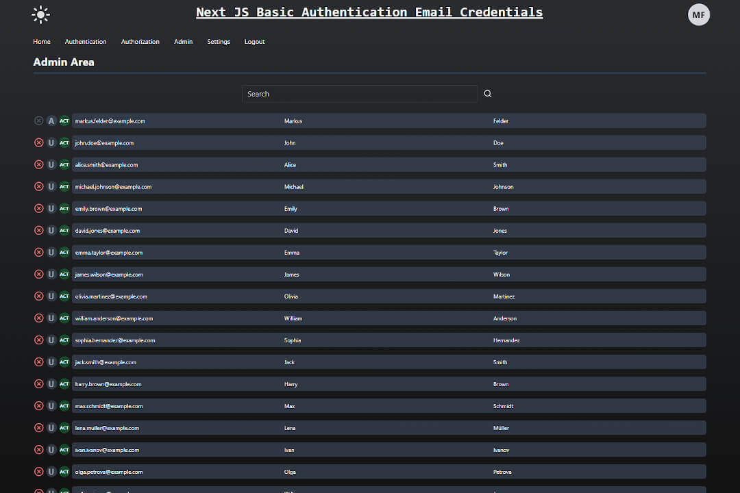 Next.js Authentication Email Password Credentials Photo