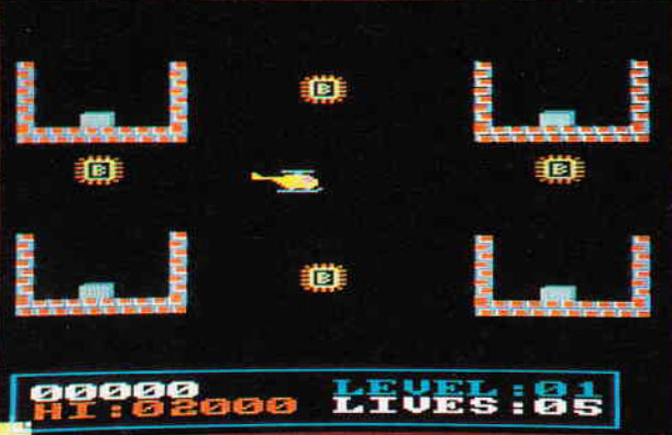 Copter CPC6128 Game by Markus Felder 1988
