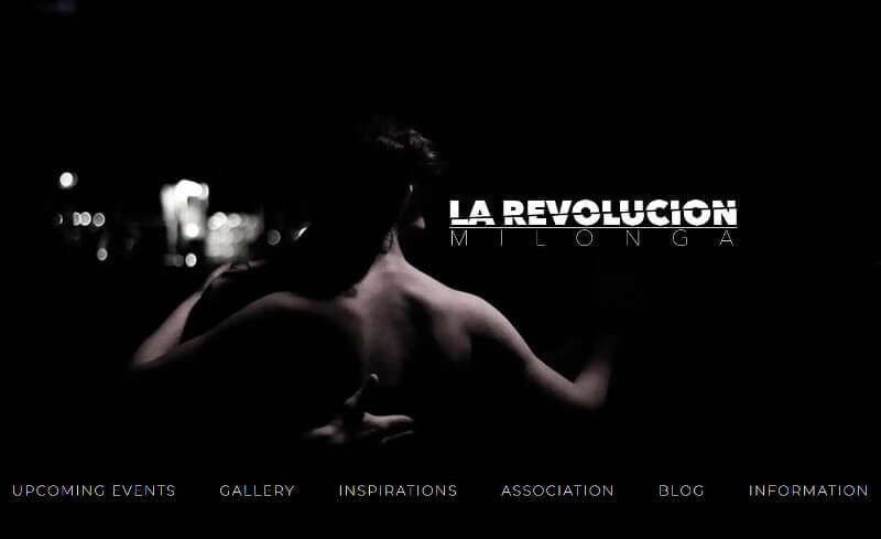 laRevolucion Milonga dot ch Website Screenshot